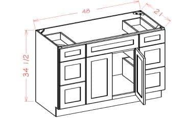 Shaker Antique White - VDDB48
