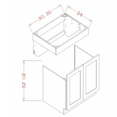 Shaker White - SB30SADA